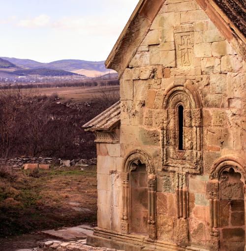 Dmanissi Dmanisi site archéologique géorgien Géorgie premier homme Caucase premier européen