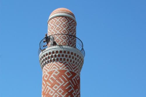 Lankaran, Azerbaidjan - minaret de brique