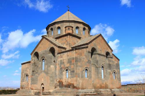 Armavir Saint-siège d'Etchmiadzin vestige cathédrale de Zvartnots Arménie
