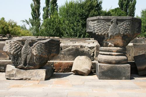 Zvartnots Site archéologique Cathédrale Etchmiadzine Armavir Arménie