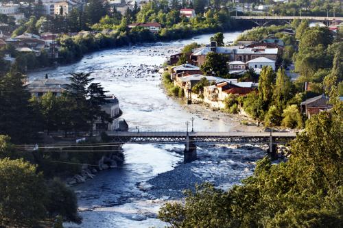 Imereti Imerétie rivière pont Bagrati Gelati région Géorgie