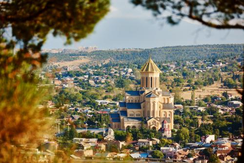 Sameba Tbilisi Tbilissi cathédrale église orthodoxe Géorgie