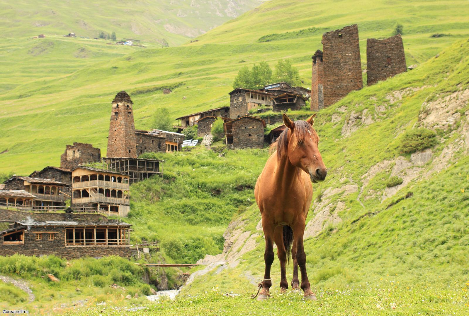 Touchétie (région montagneuse de Géorgie) Tuchétie tusheti Géorgie