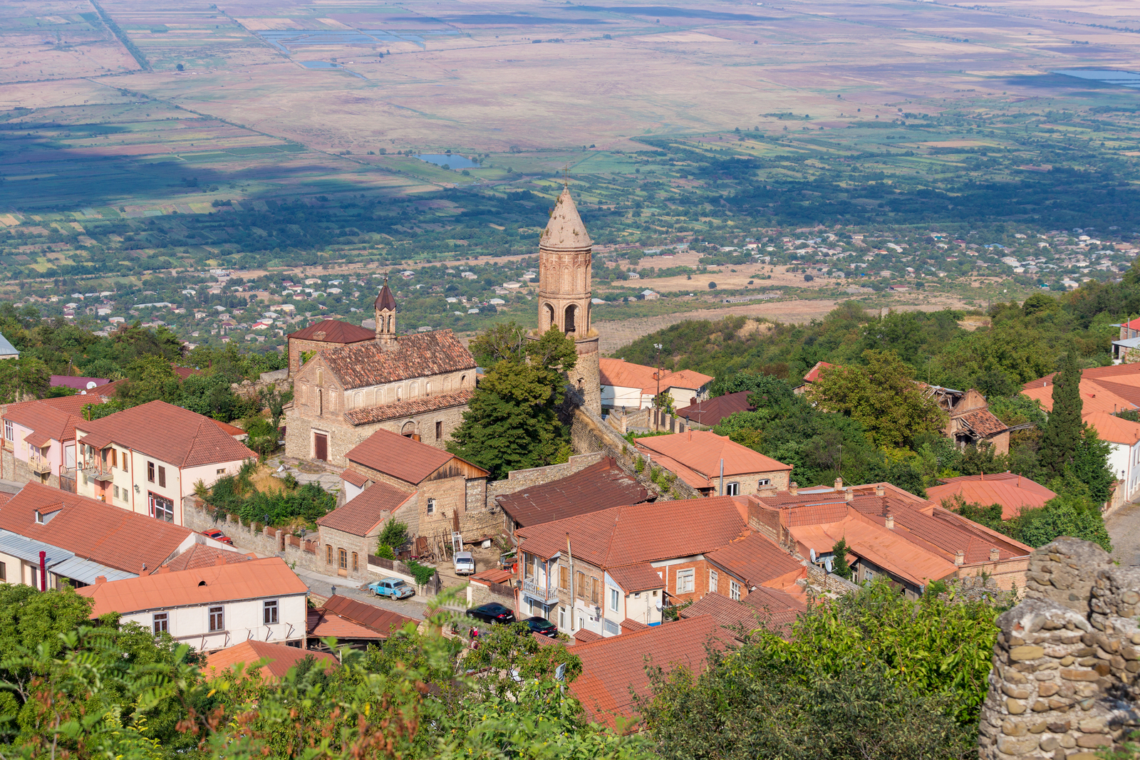 Vue sur Sighnaghi Sighnaghi Kakhétie Kakheti Géorgie